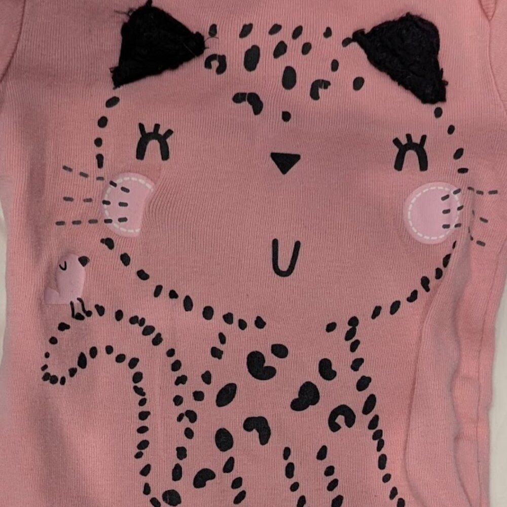 Onesies® by Gerber Pretty Kitty and Floral Bodysuit Duo  (12M) - Picture 3 of 5